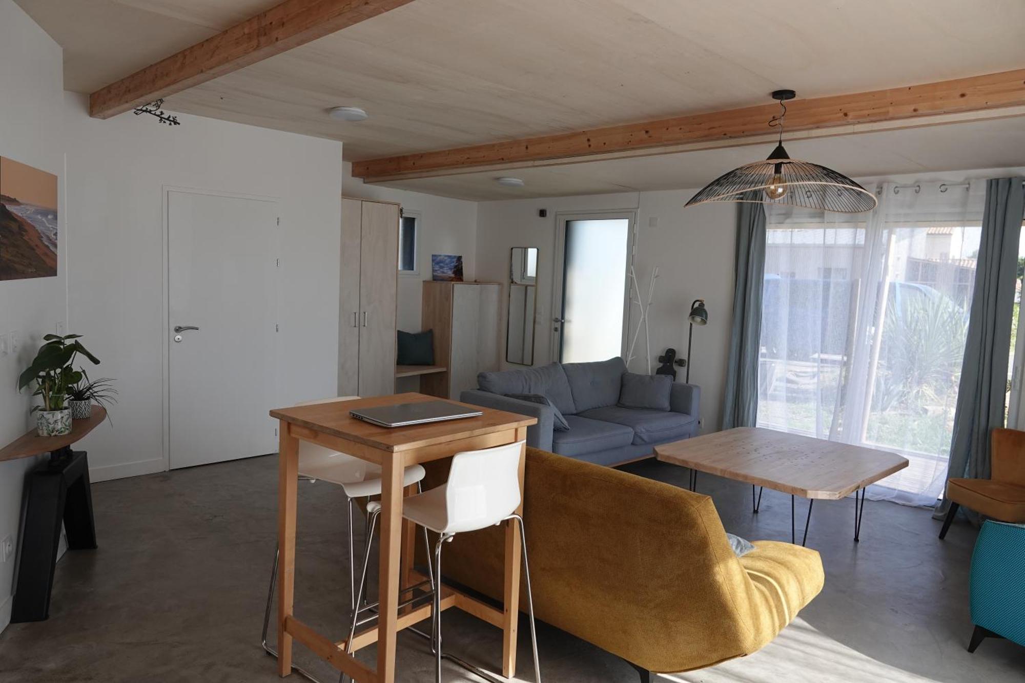 Maison Bois, Les Conches 10 Pers Longeville-sur-Mer Exteriör bild